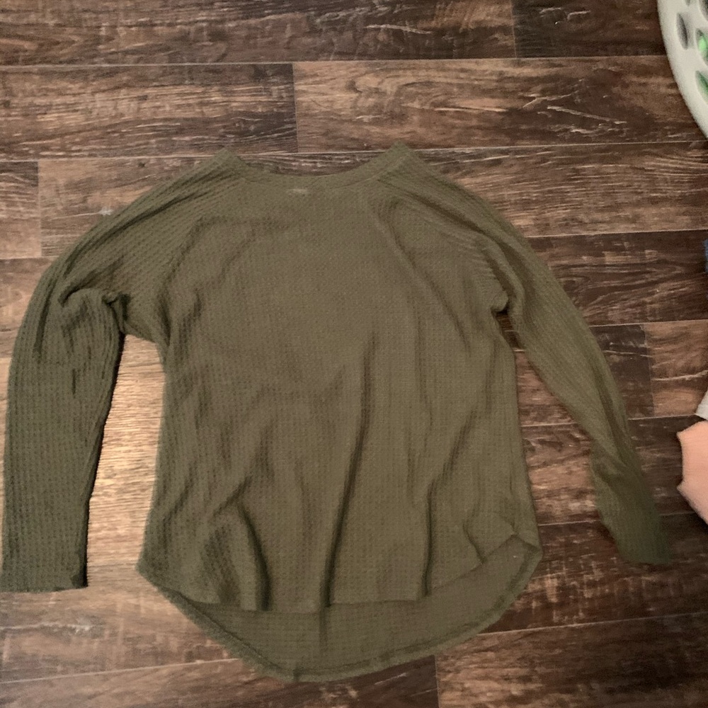 Olive knitted sweater